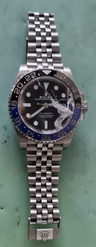 rolex glas kapot