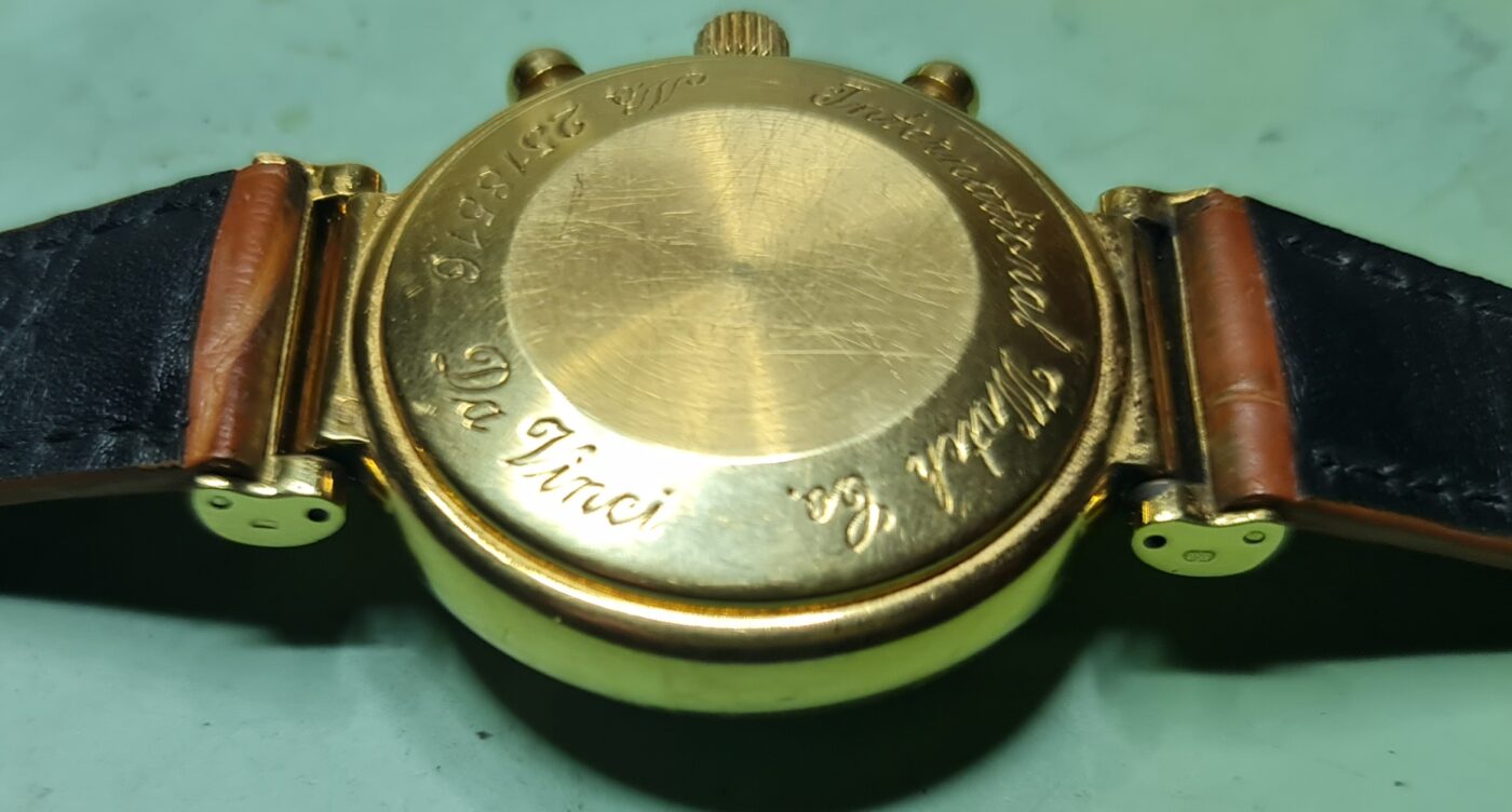 goud horloge iwc polijsten