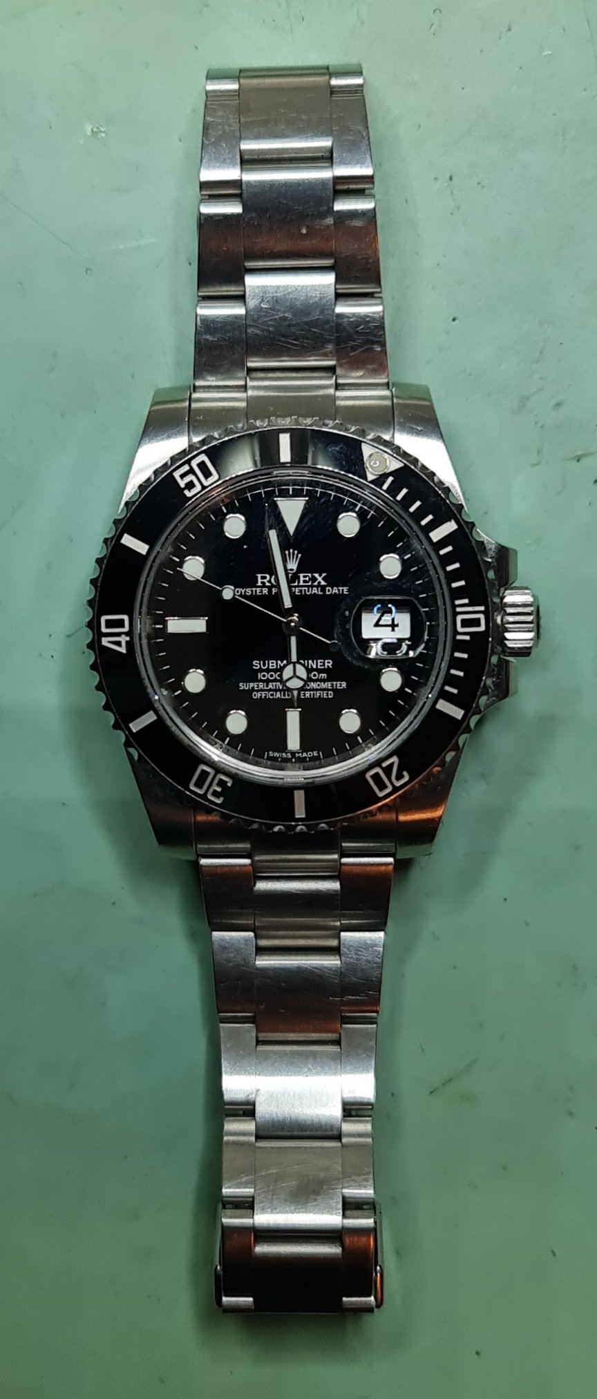 rolex submariner onderhoud