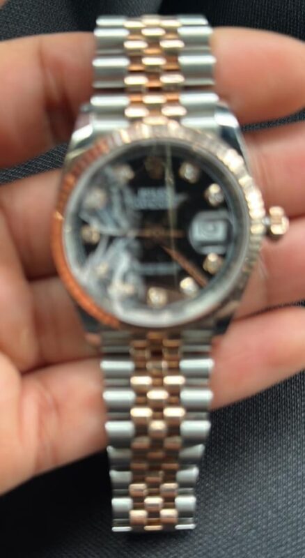rolex datejust glas kapot