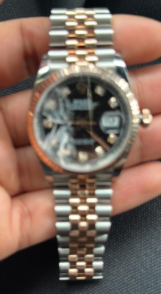 rolex datejust glas kapot