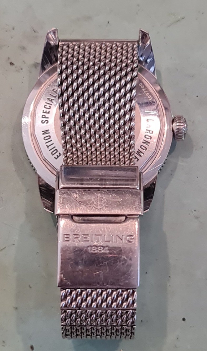 breitling laser polijsten