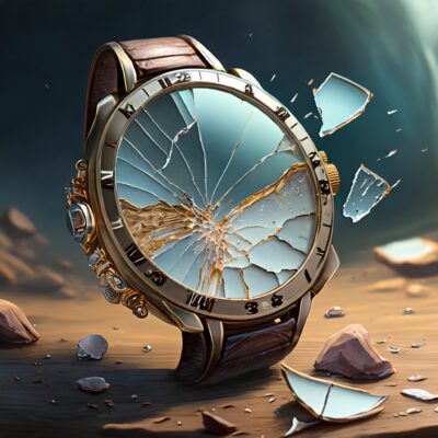 glas horloge vervangen