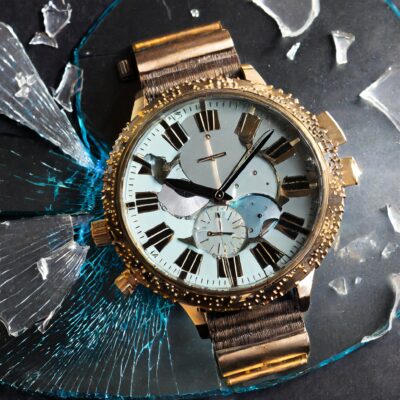 glas horloge repareren