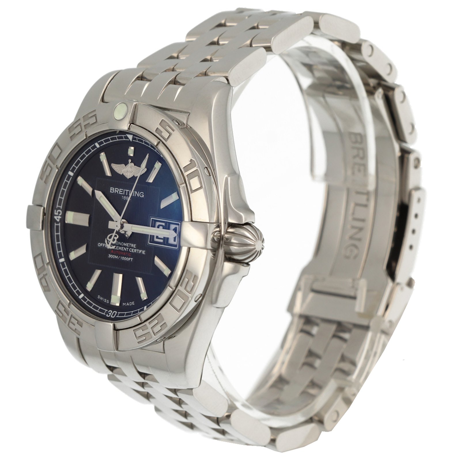 breitling superocean polijsten