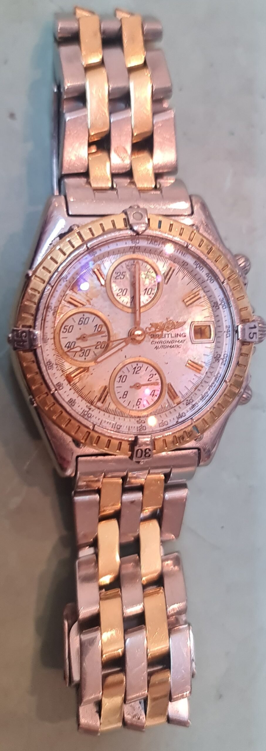 breitling chronomat band repareren