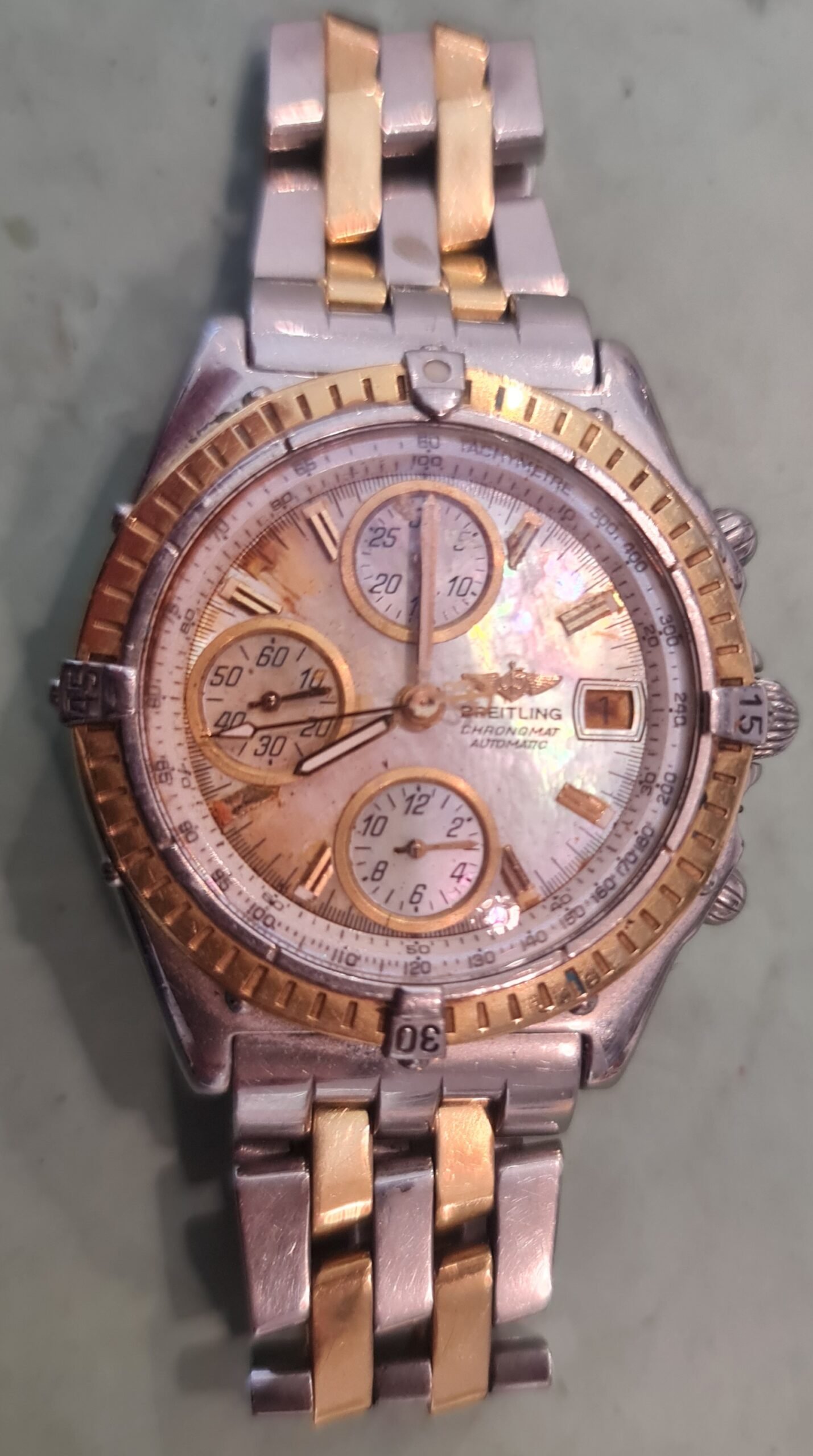 breitling chronomat 41 repareren