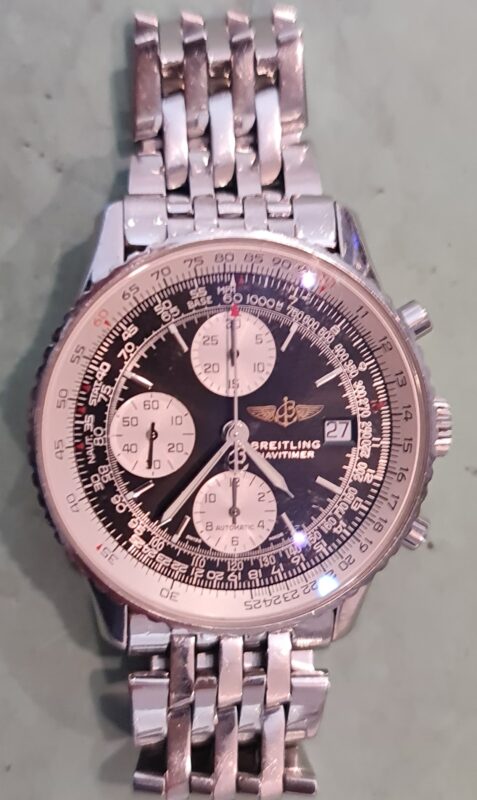 breitling navitimer laser polijsten