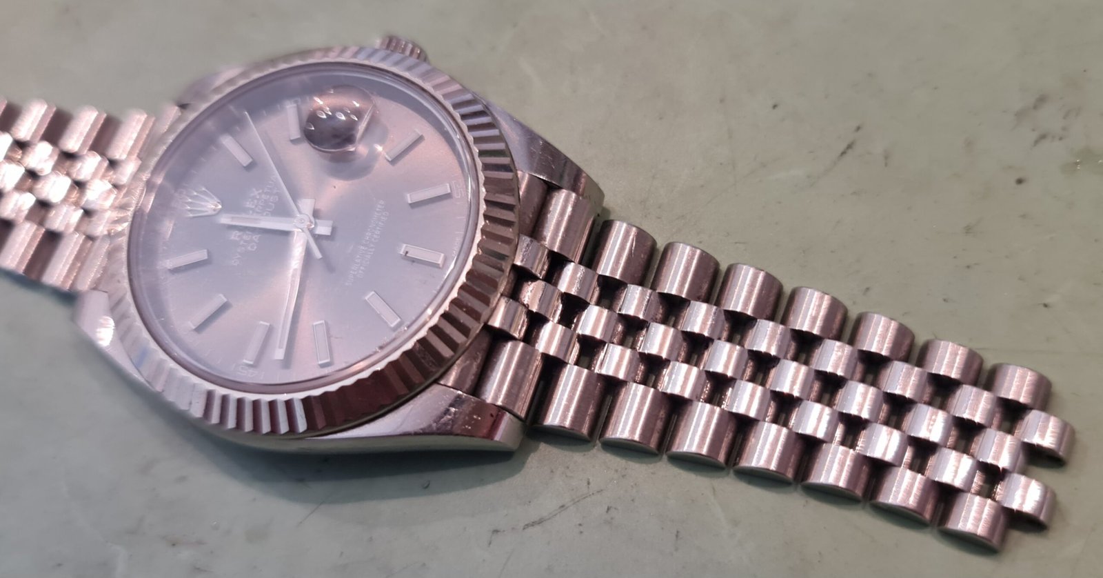 rolex laten band polijsten