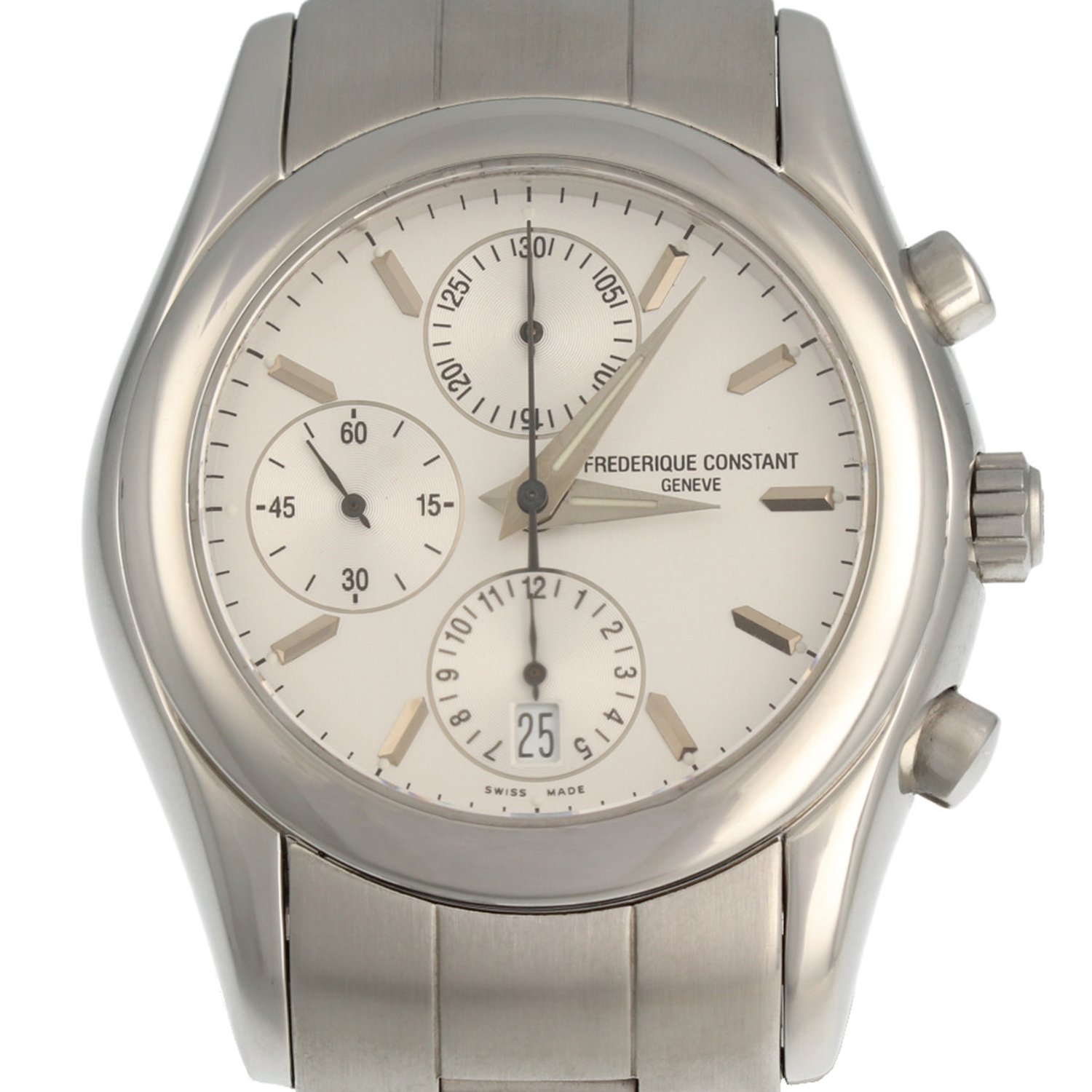 Frederique Constant Horloge service Exclusieve Horlogemakers bieden we deskundige reparatiediensten en polijst services horloge onderhoud.