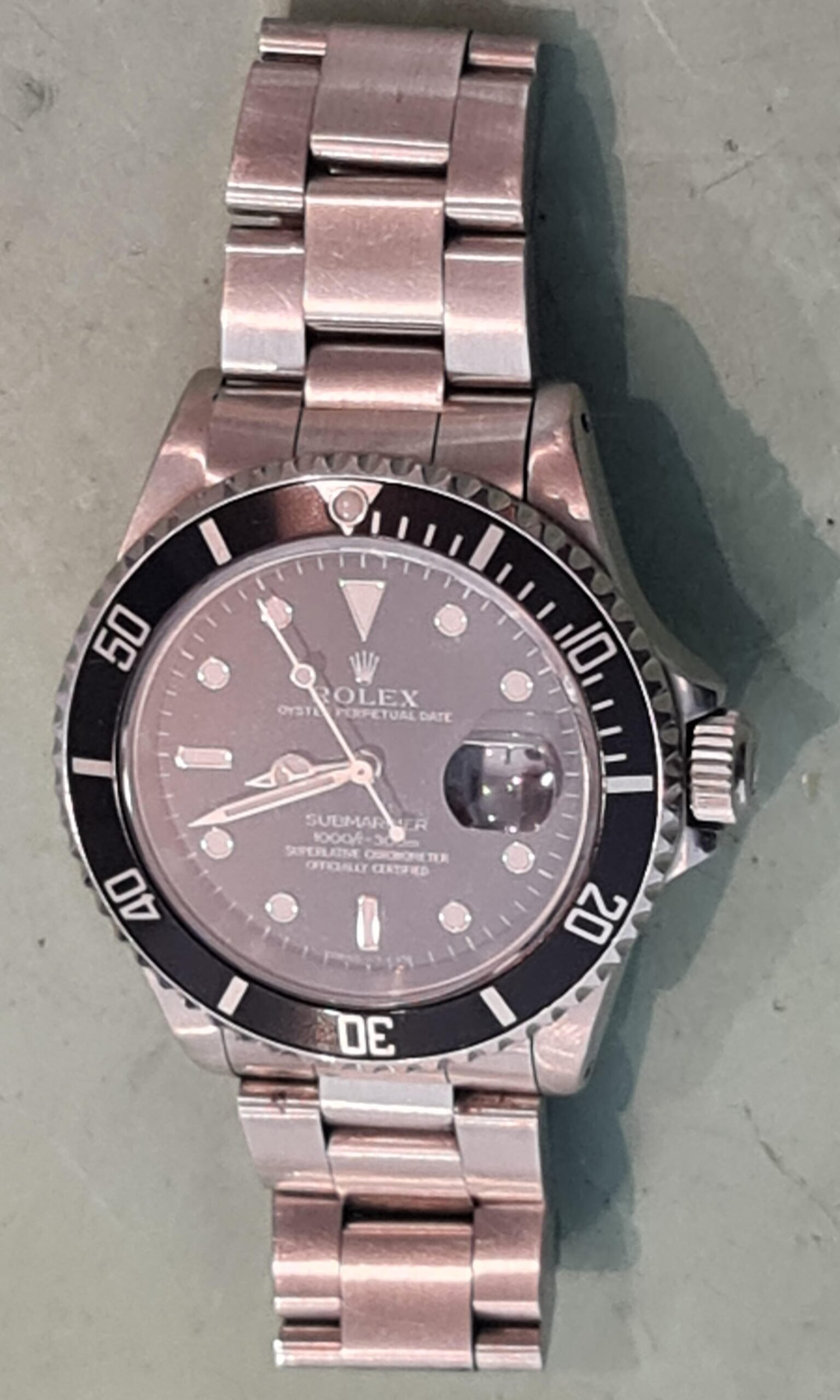 rolex krassen verwijderen