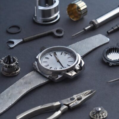 zilveren horloge polijsten