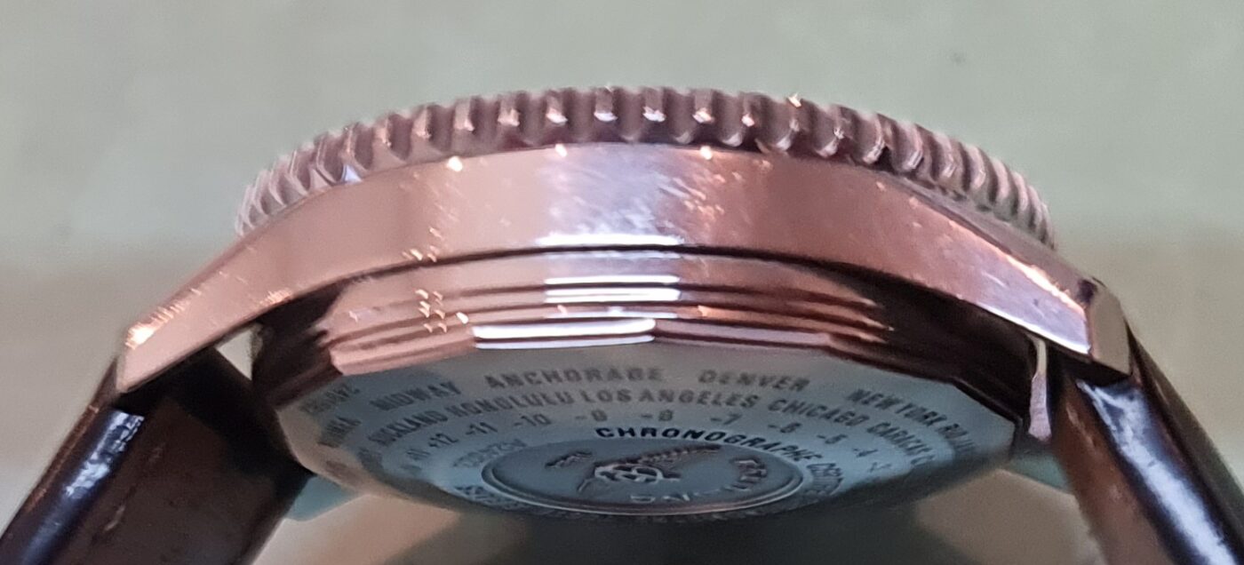 breitling navitimer polijst