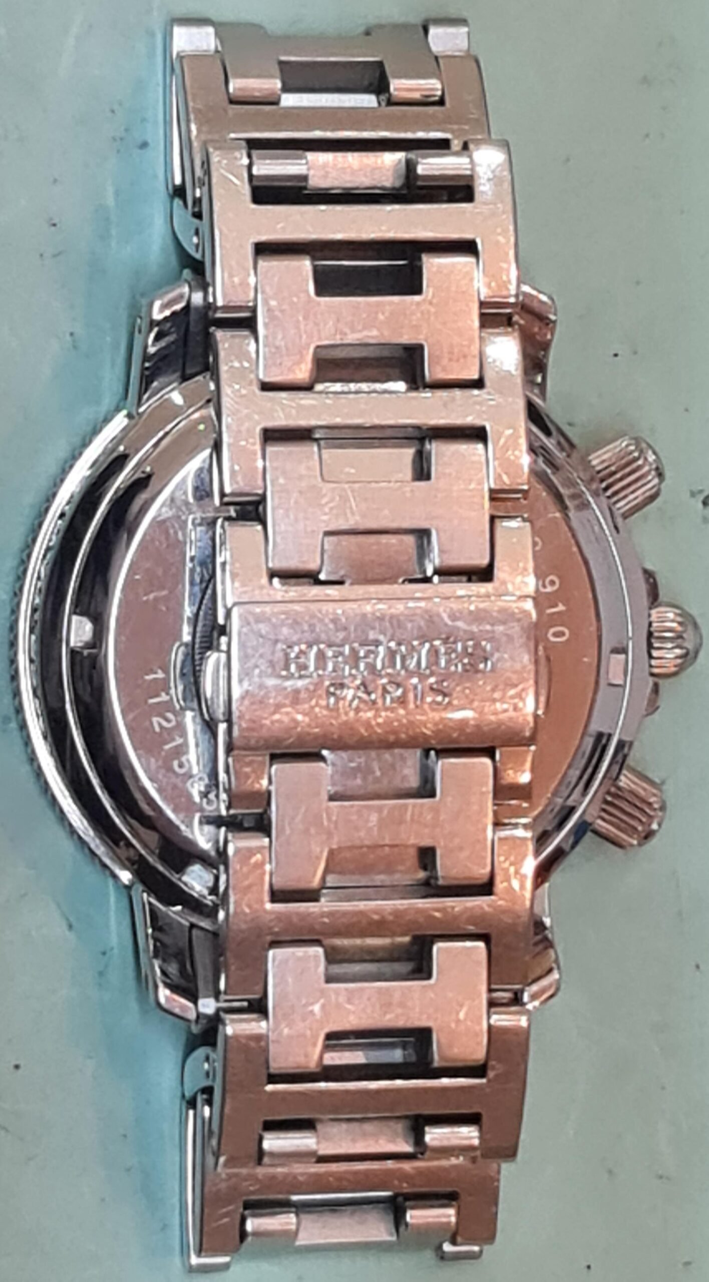 hermes horloge polijsten