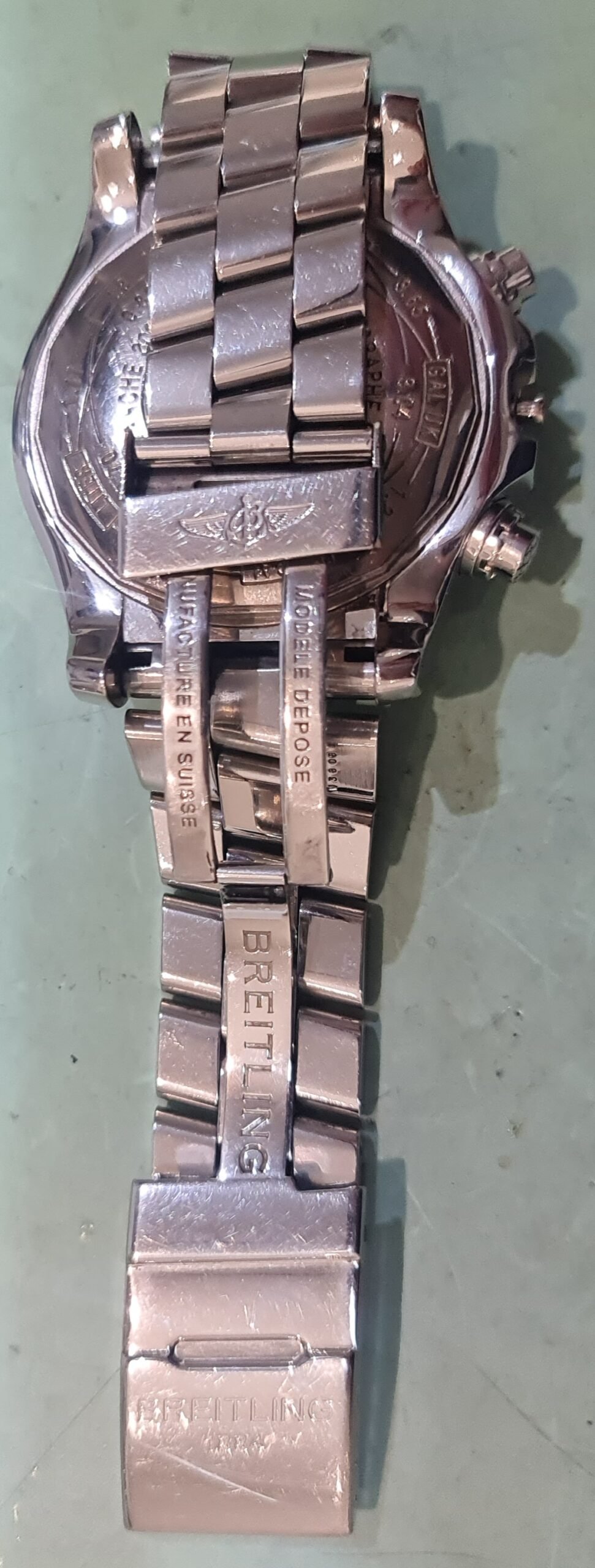 bracelet breitling polijsten