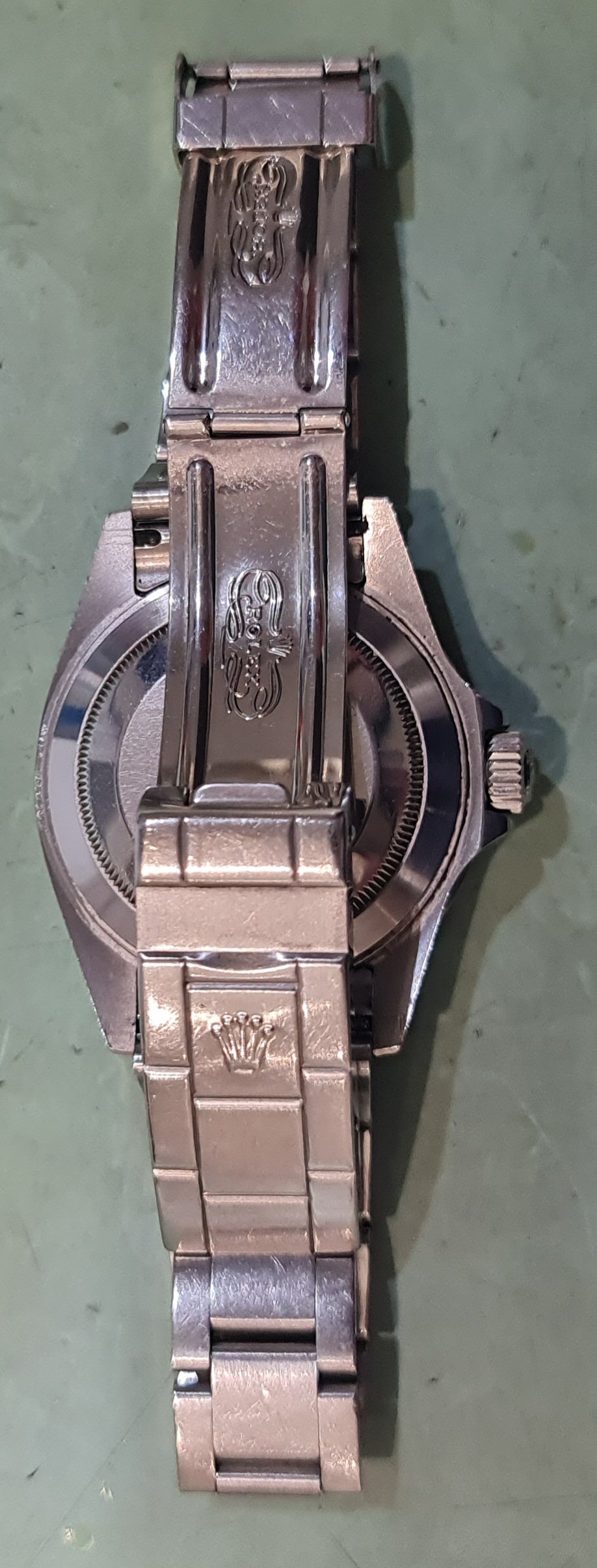 horloge band rolex polijsten