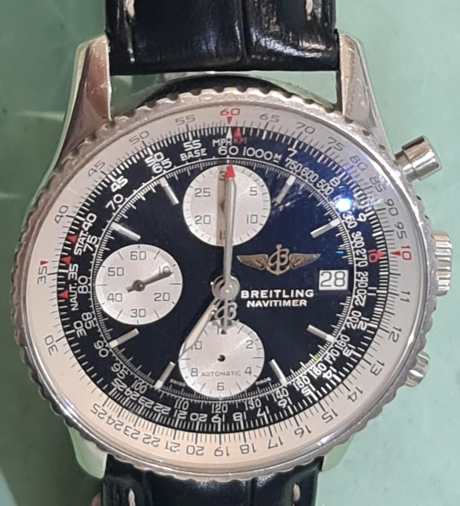 breitling navitimer polijsten