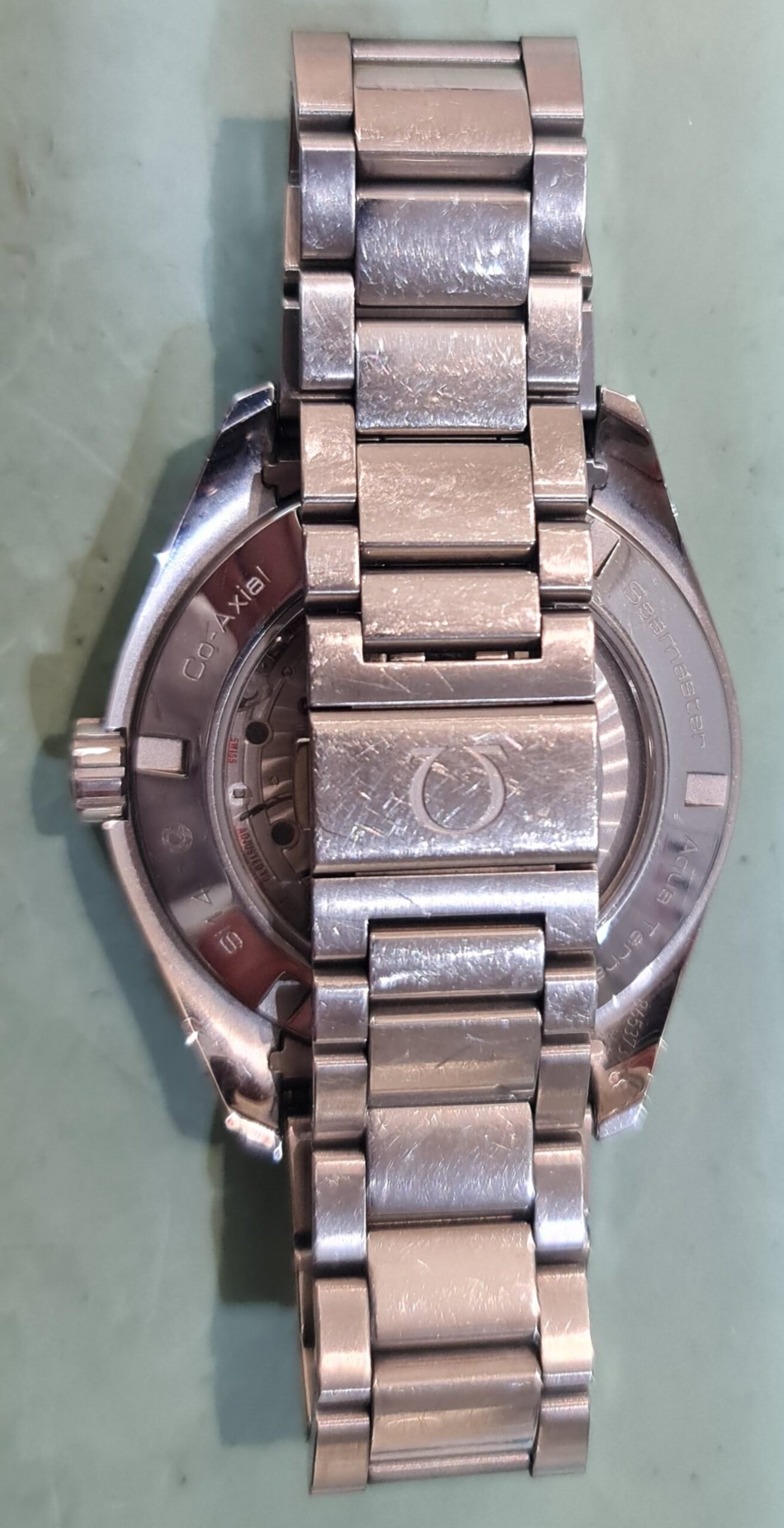 omega bracelet polijsten