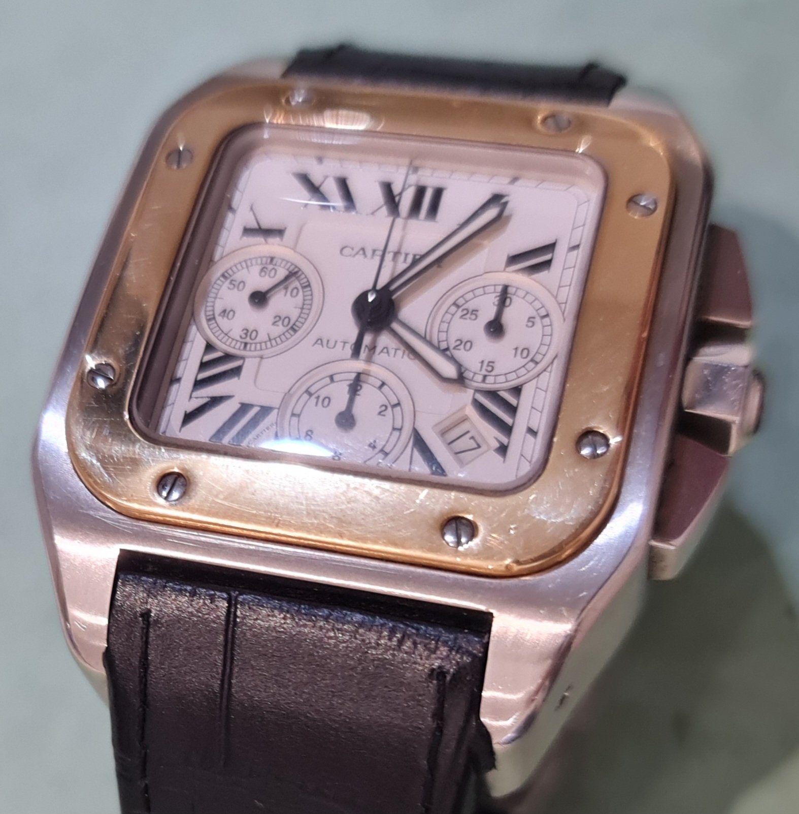 cartier wijzerplaat vervangen