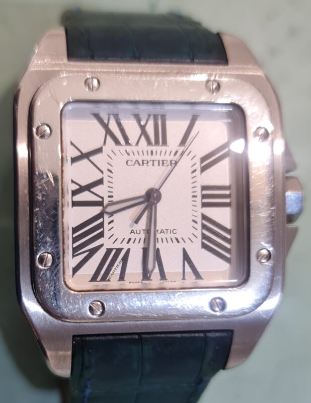 cartier roadster horloge polijsten