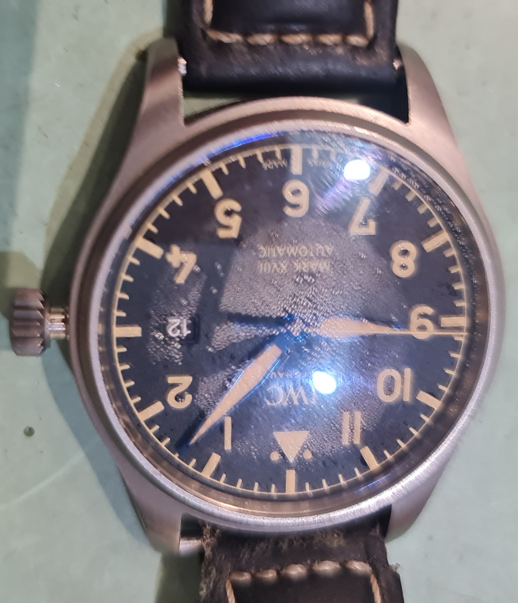 iwc wijzers reparatie