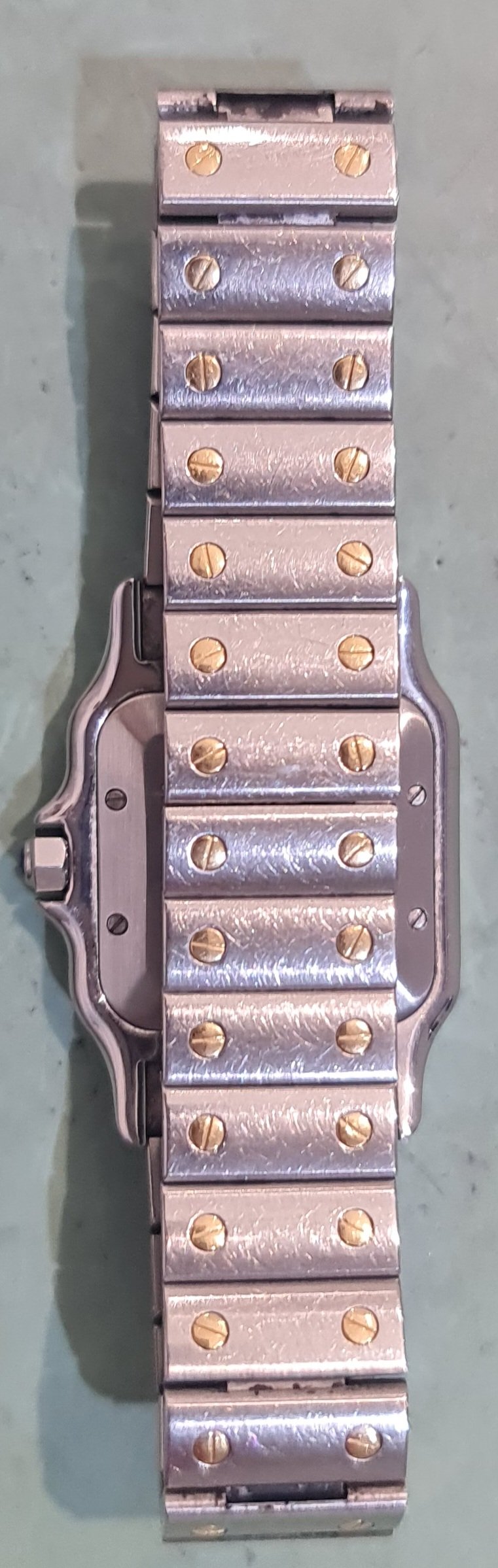 cartier horloge goud polijsten