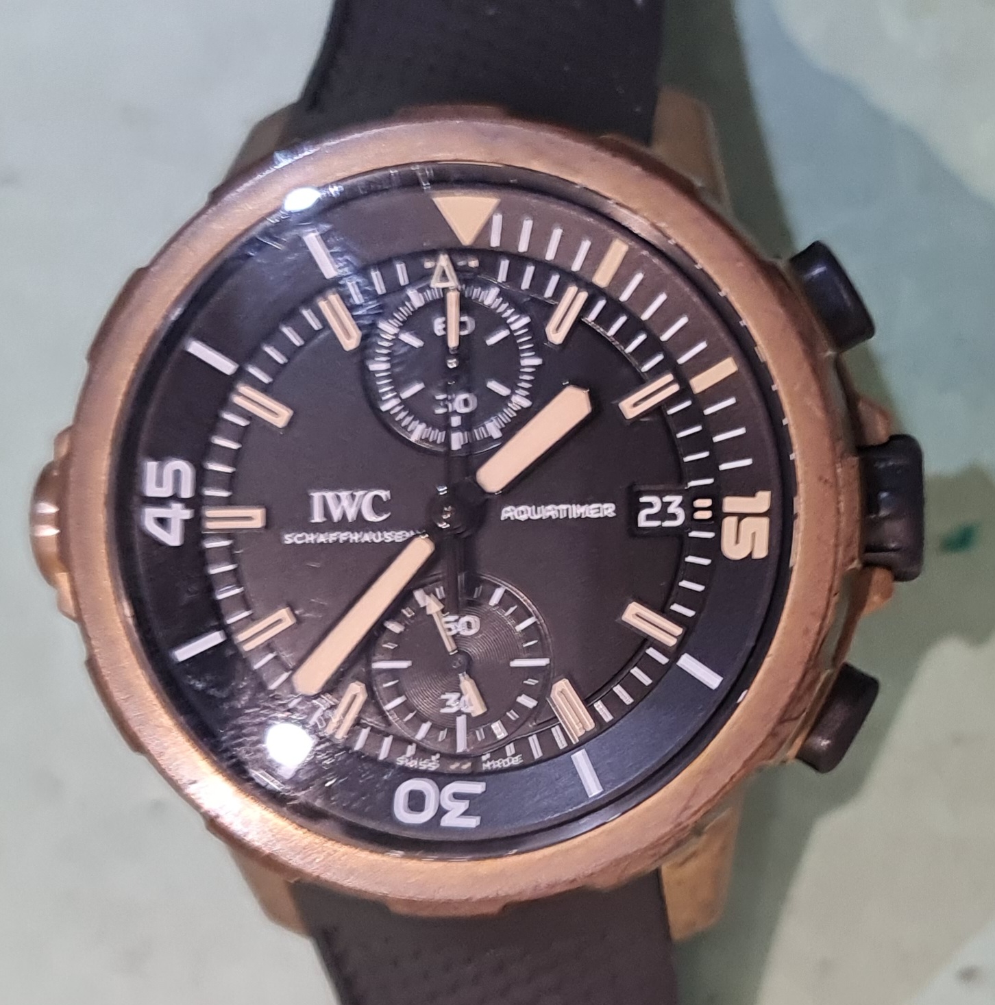 iwc chronograph uurwerk repareren