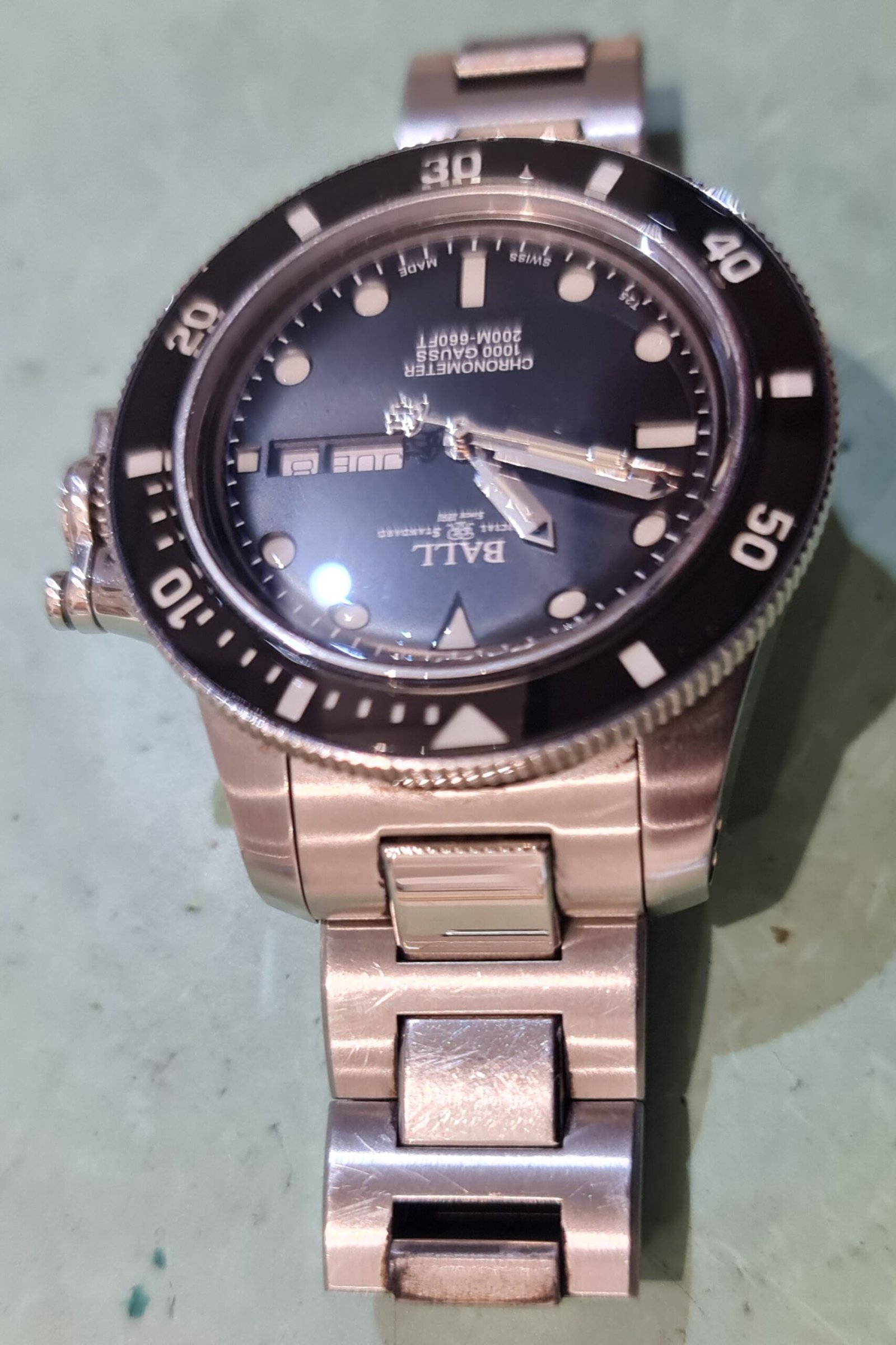 ball horloge reviseren