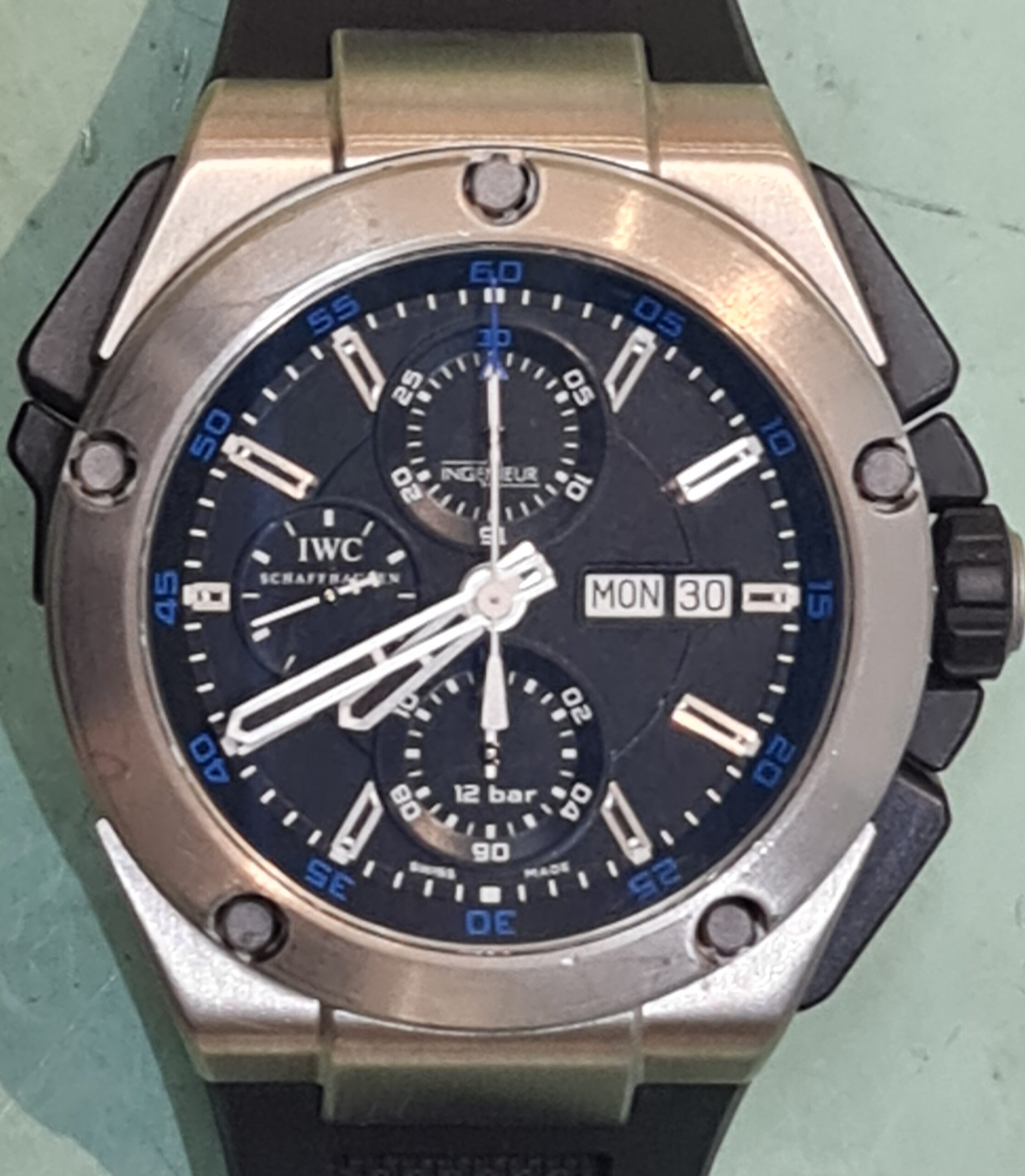 iwc titanium polijsten