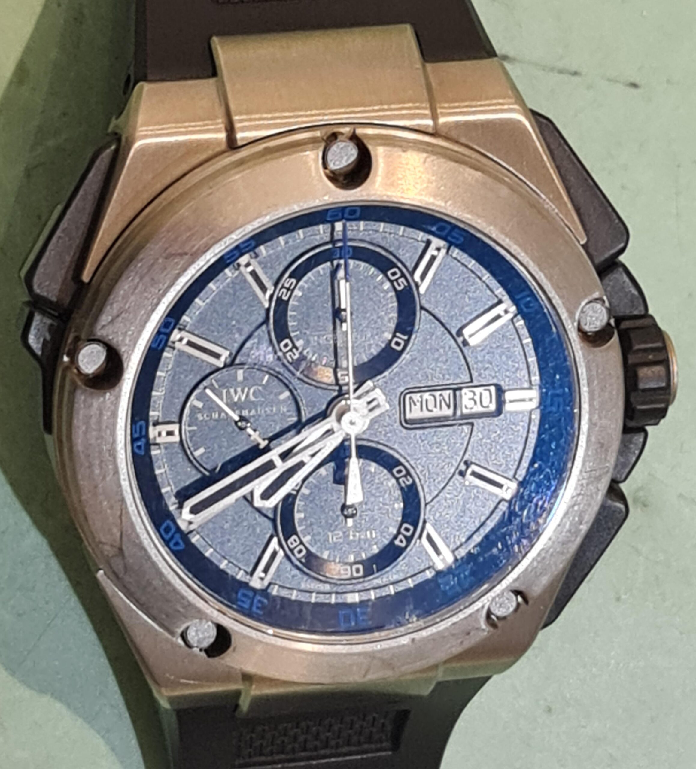 iwc wijzerplaat reparatie