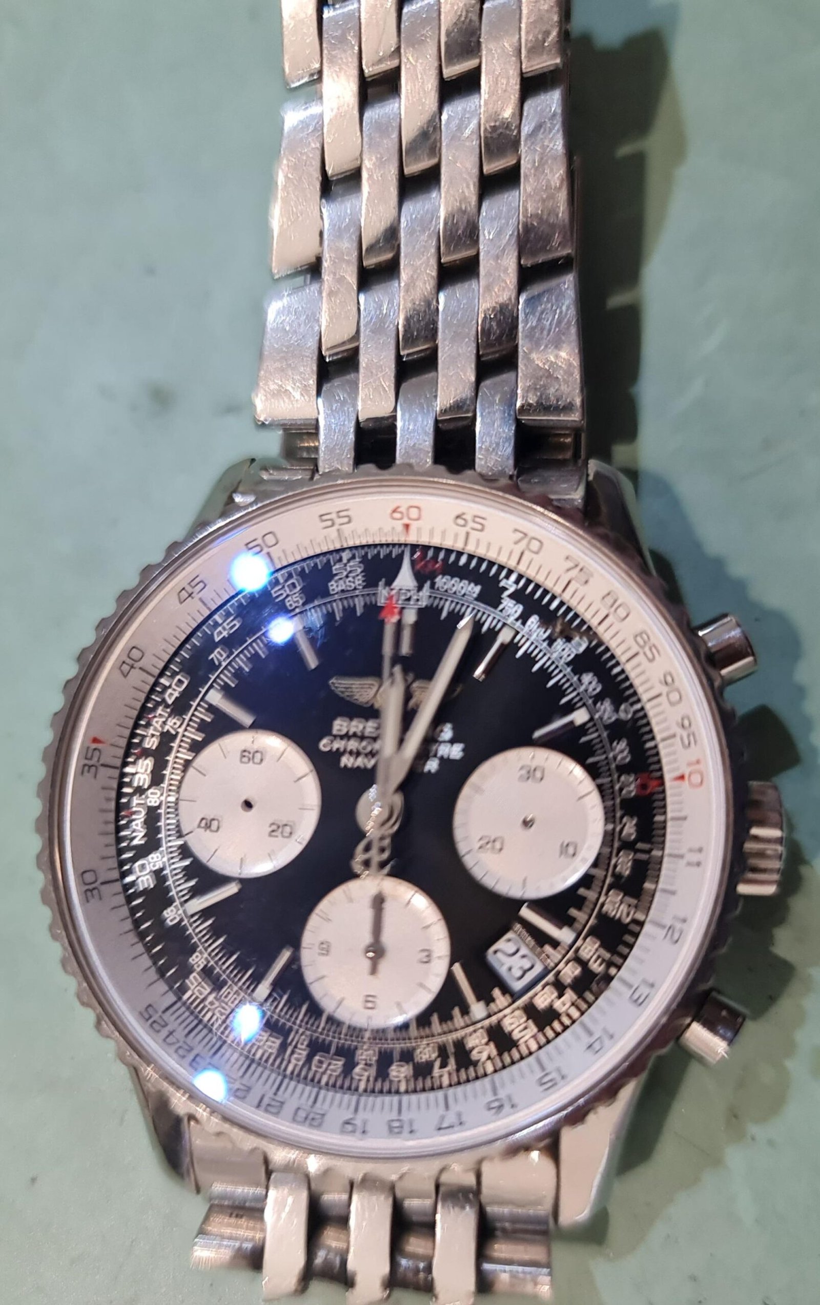 kapot breitling navitimer