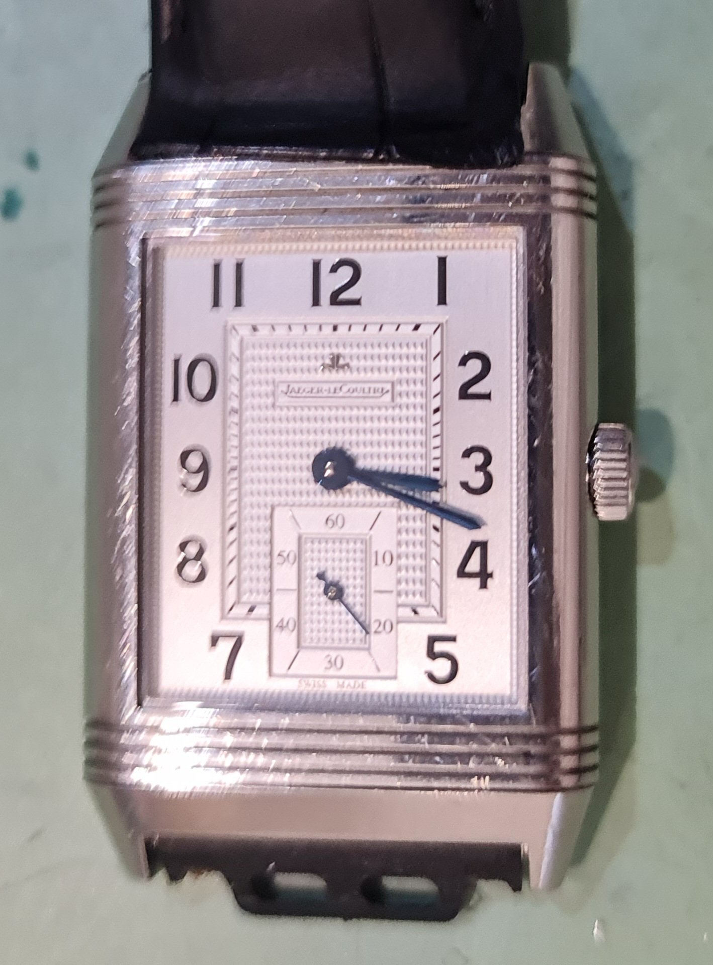 jaeger le coultre horloge polijsten