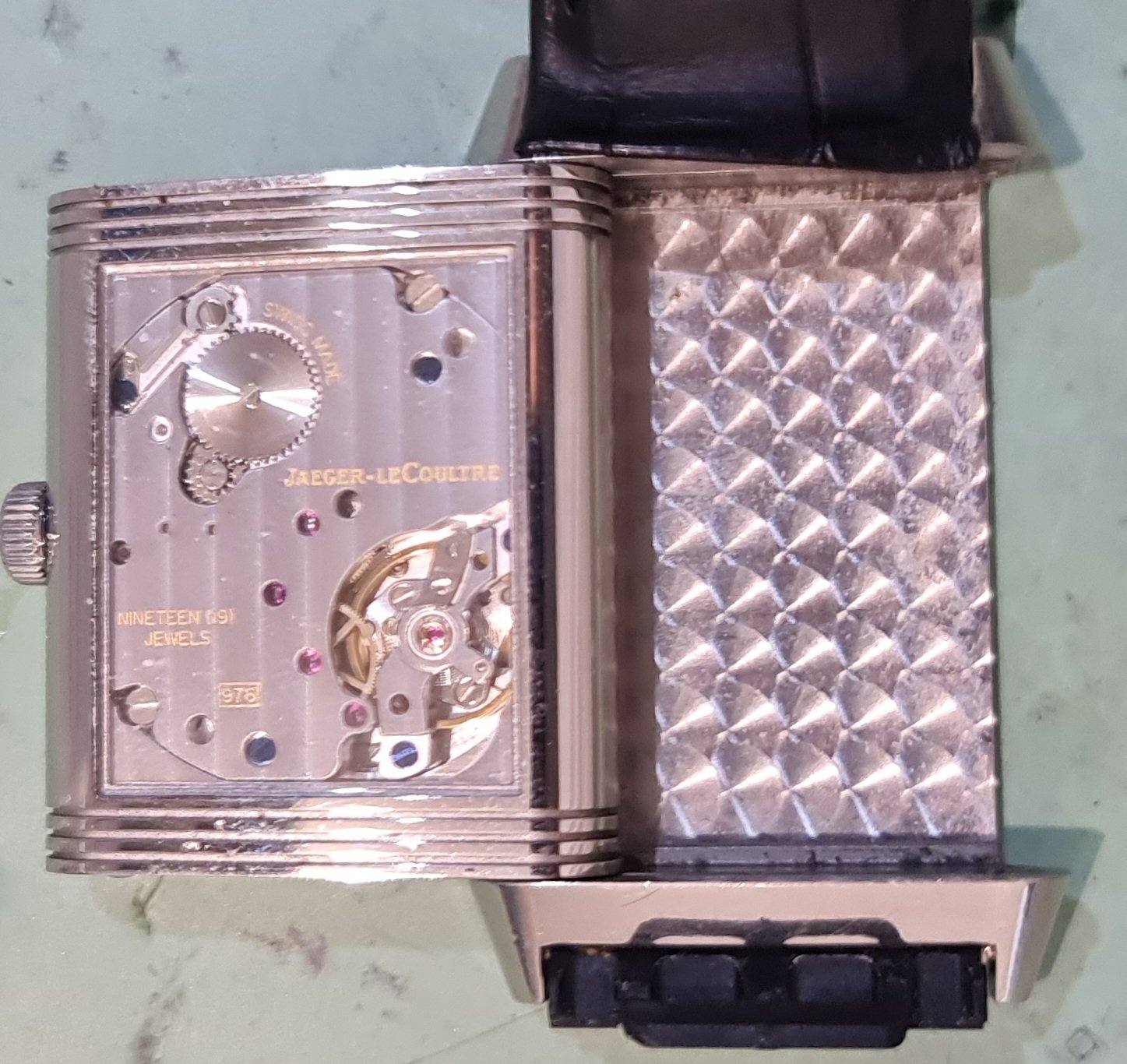 jaeger le coultre horloge laser polijsten
