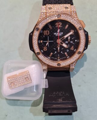 hublot horloge kast polijsten