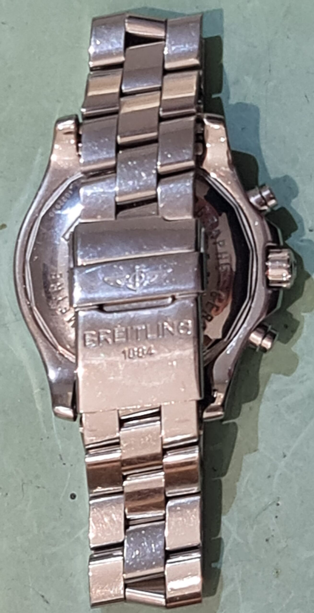 breitling colt band polijsten
