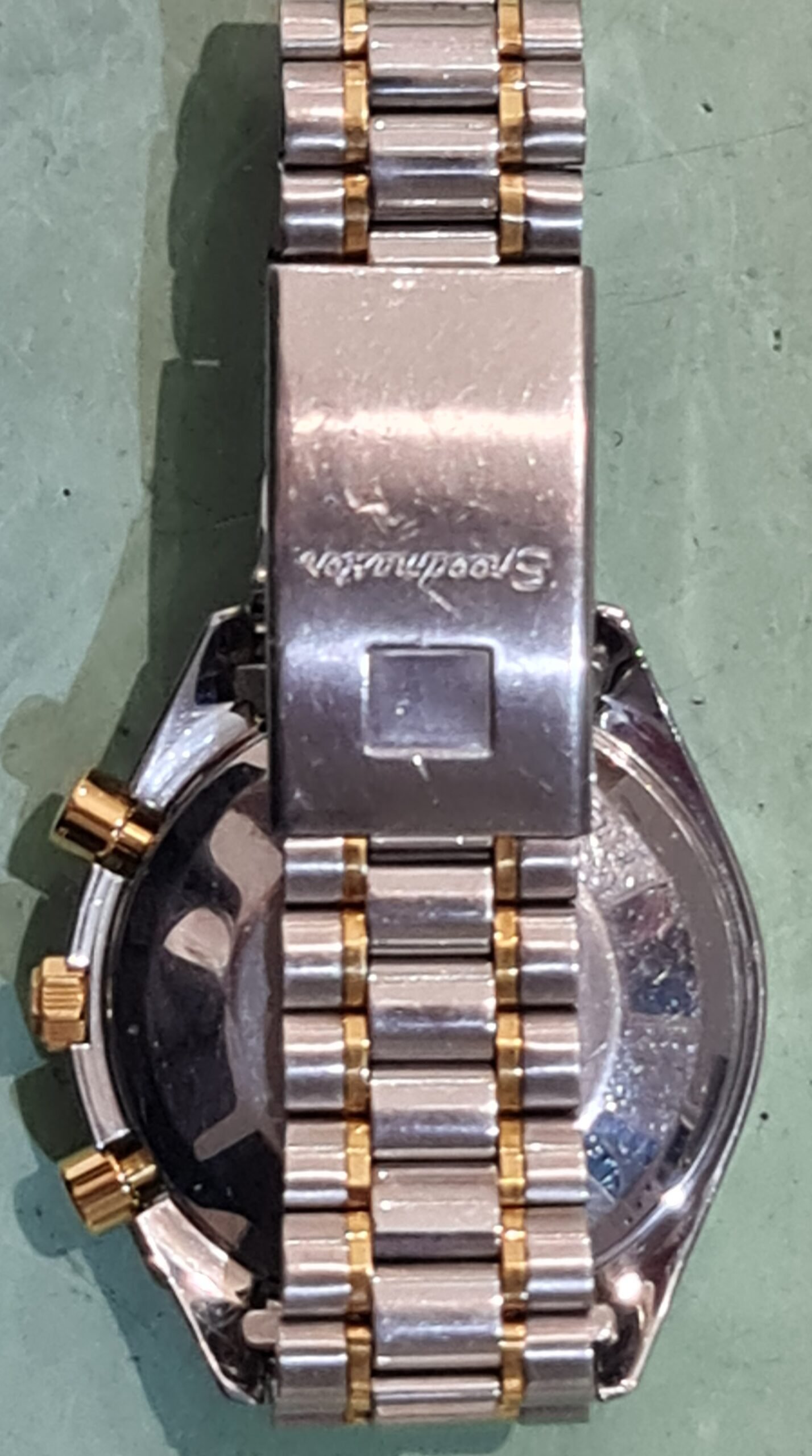 omega bracelet laser polijsten