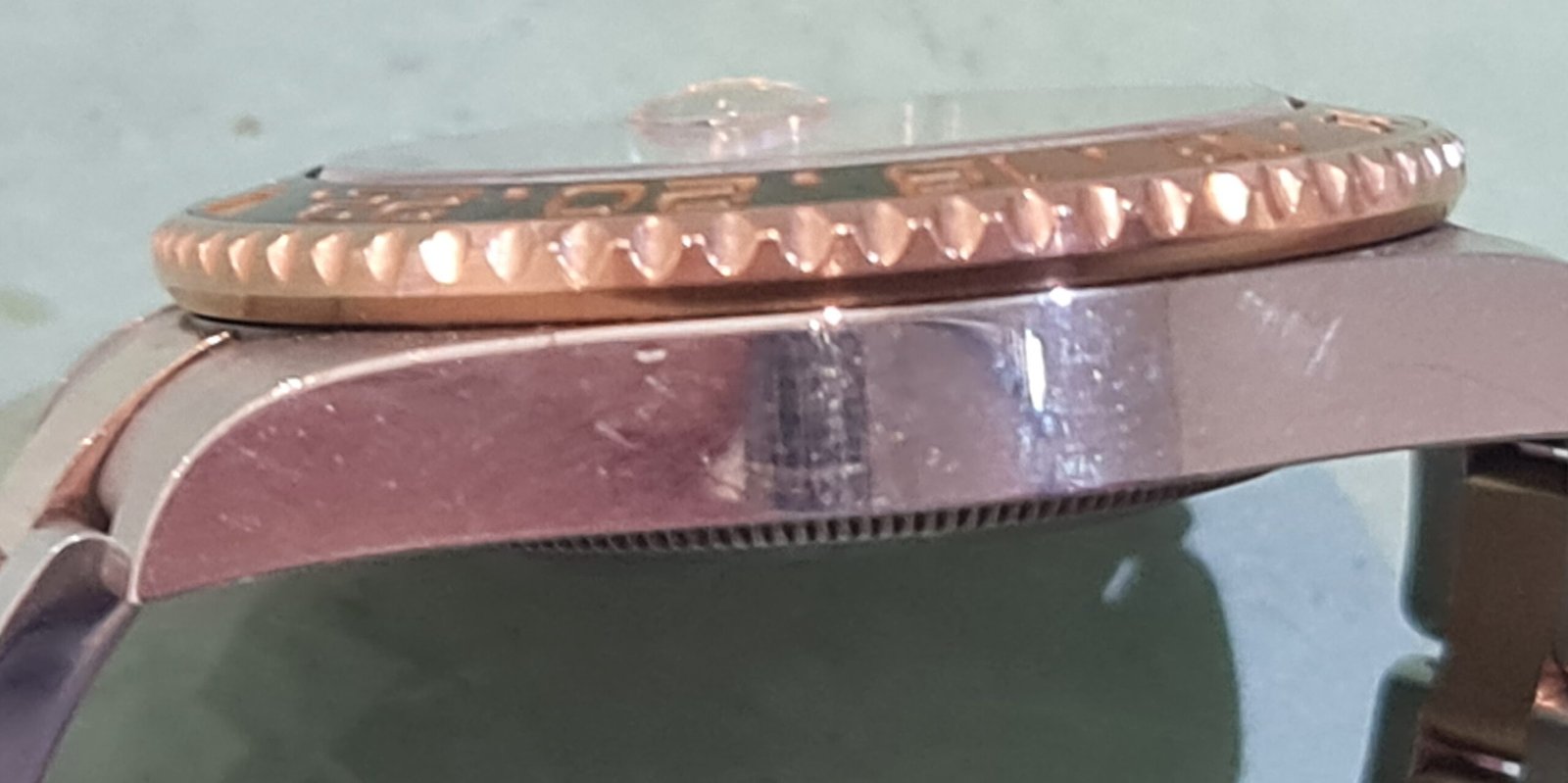 Rolex GMT Master II kast polijsten