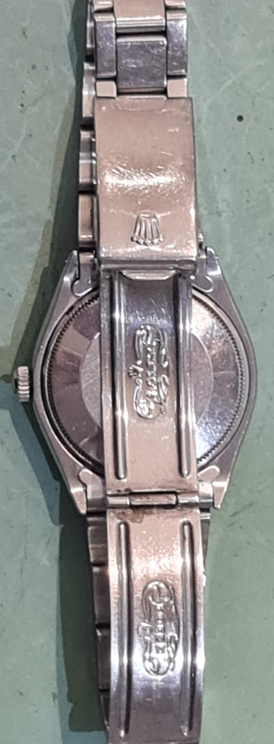 rolex airking band polijsten