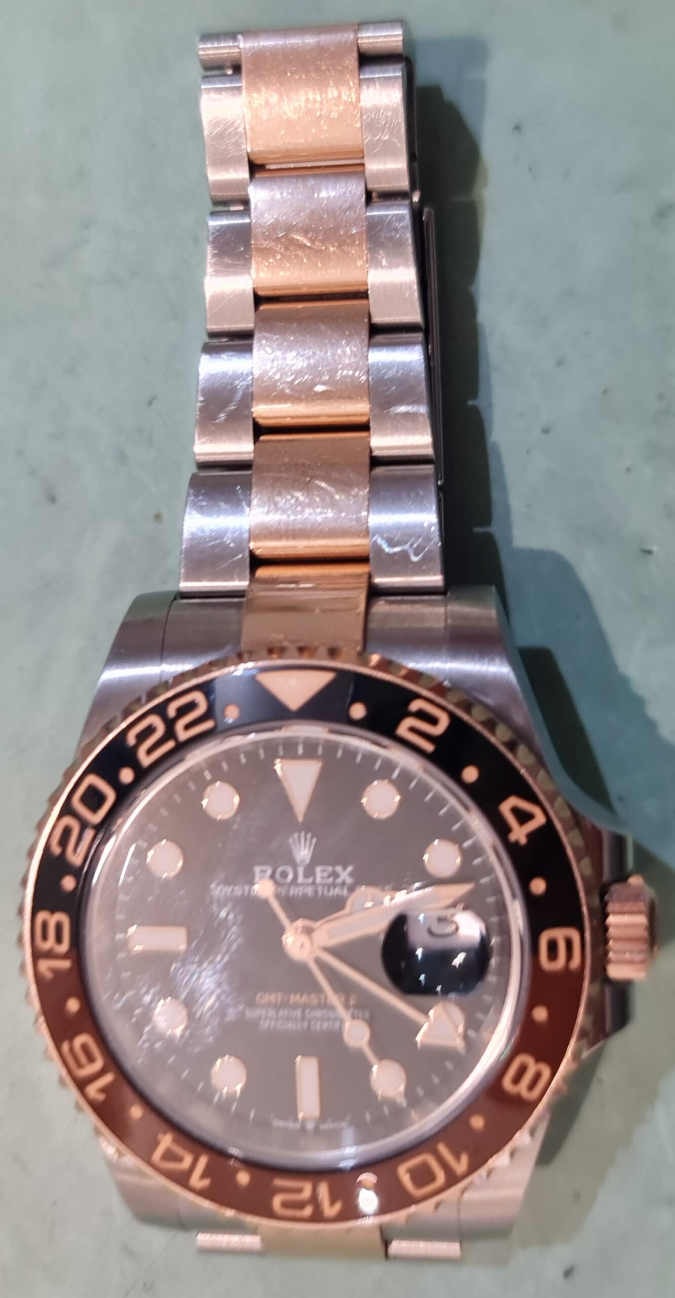 rolex kroon is kapot