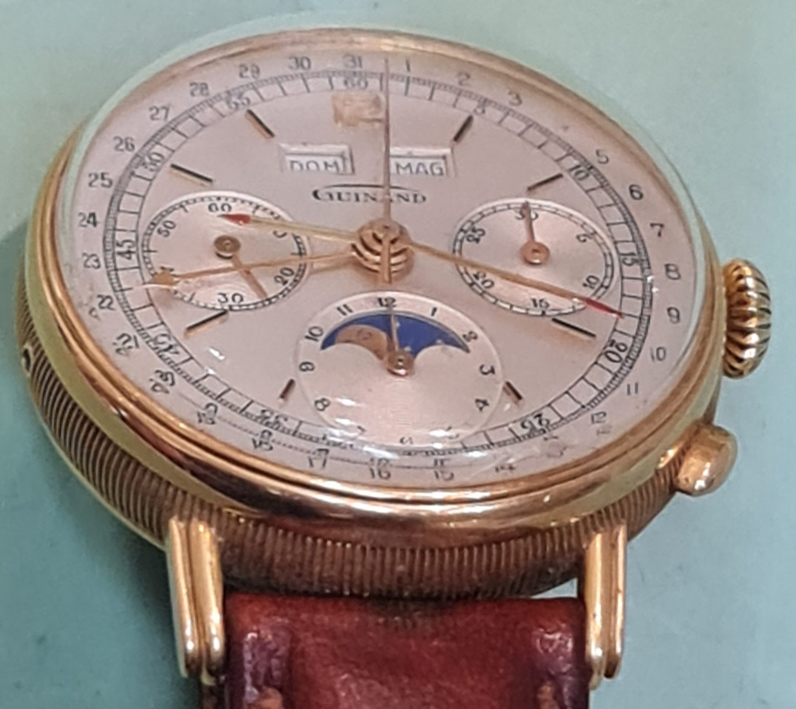 chronograph horloge polijsten