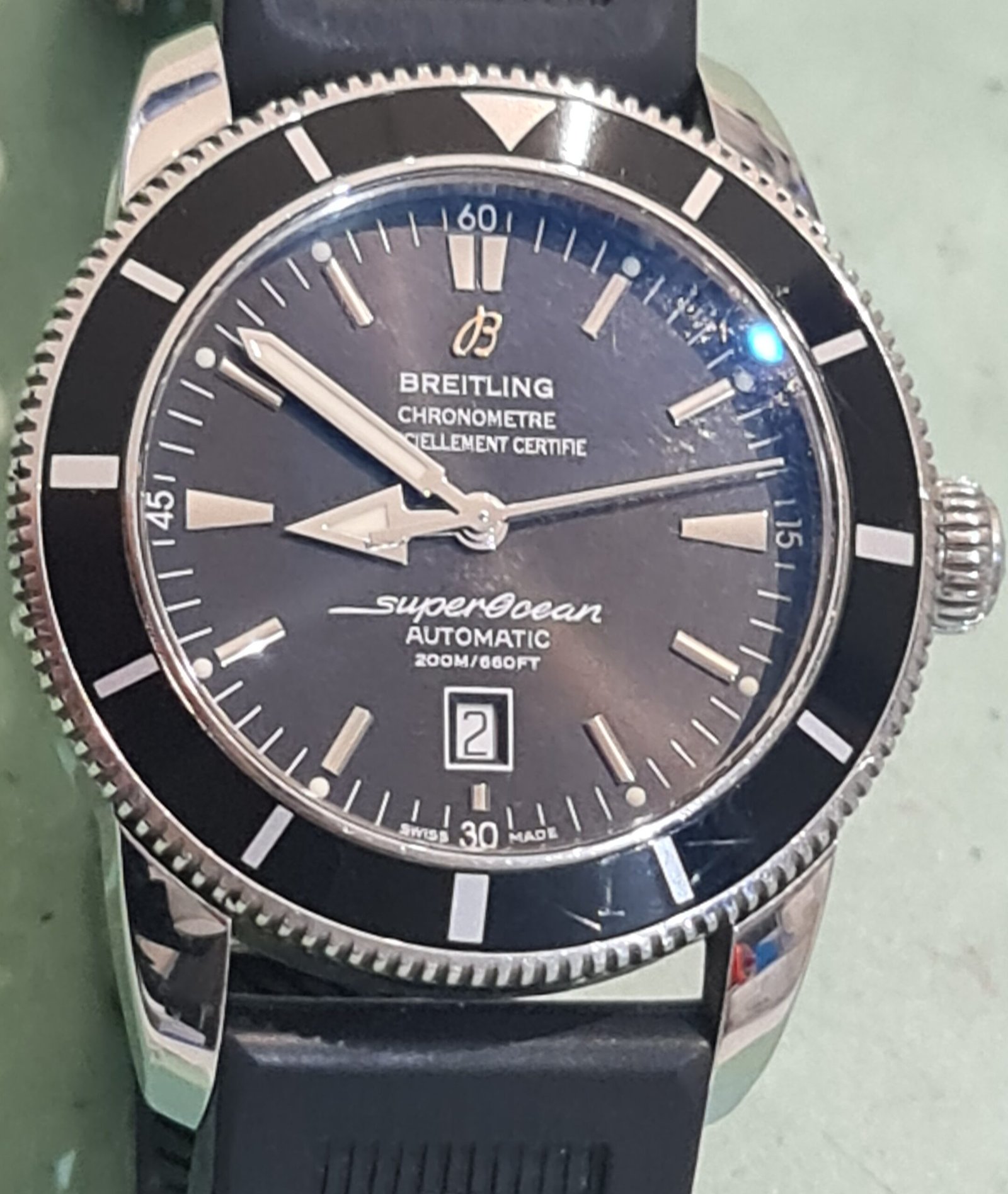 breitling superocean service