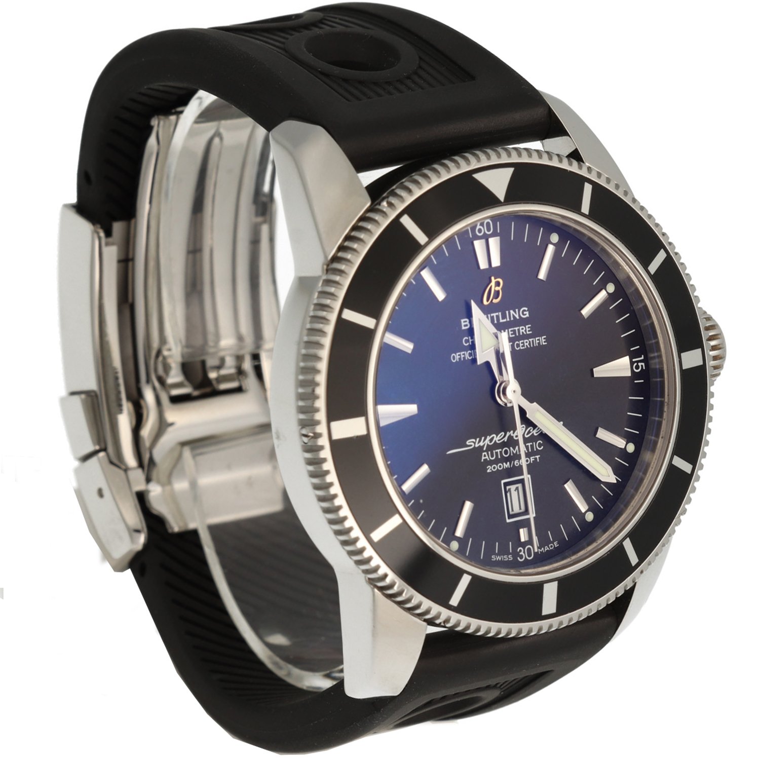 breitling superocean polijsten