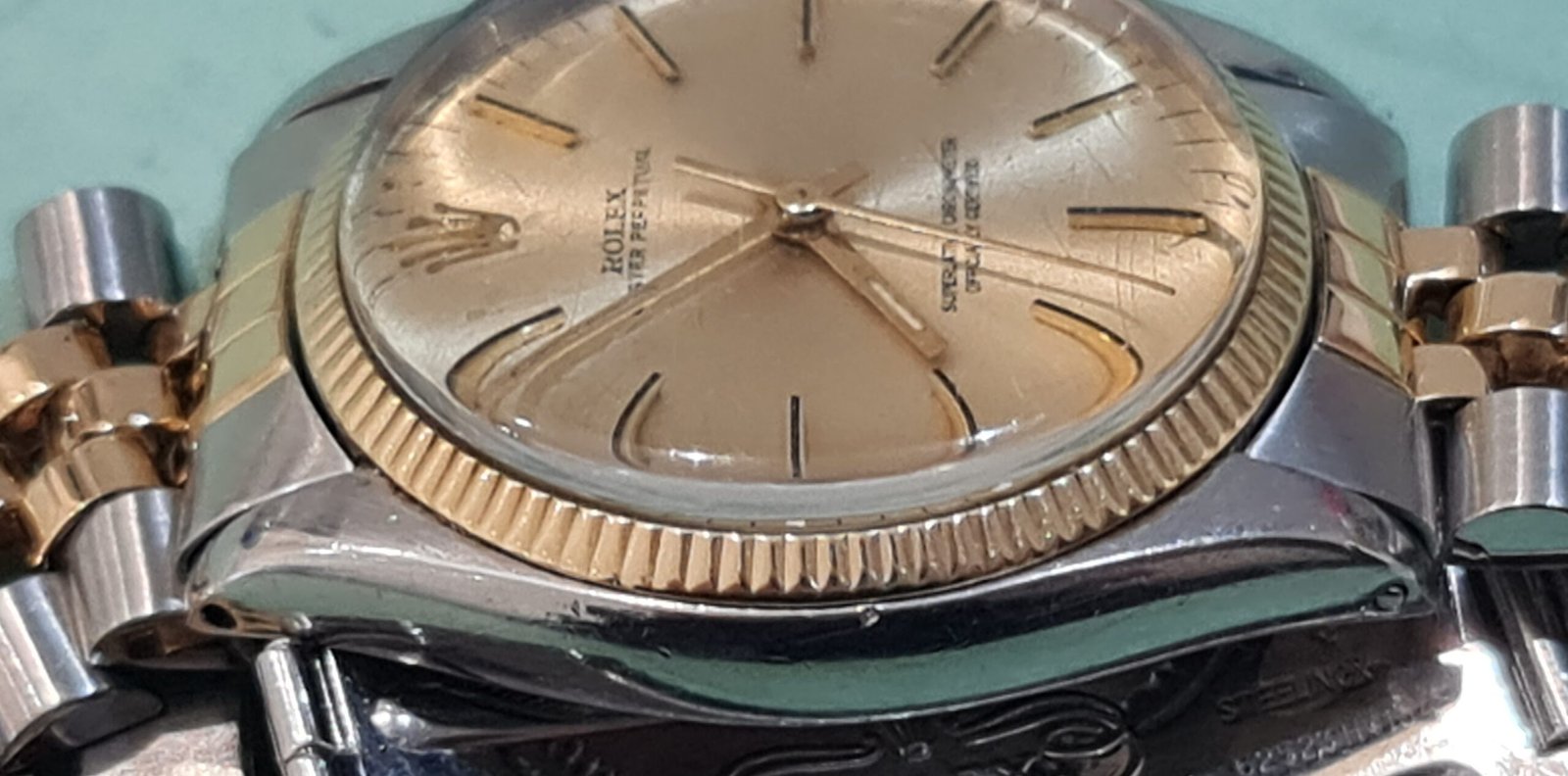 rolex oyster perpetual kast polijsten