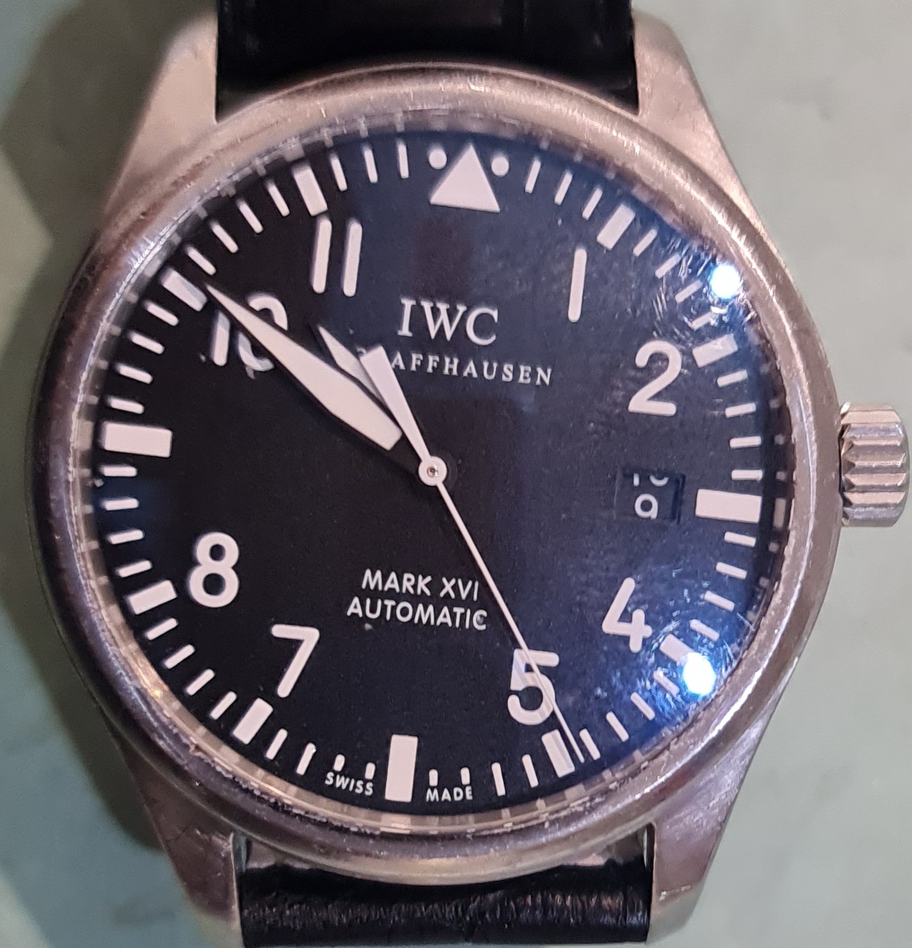 iwc glas reviseren