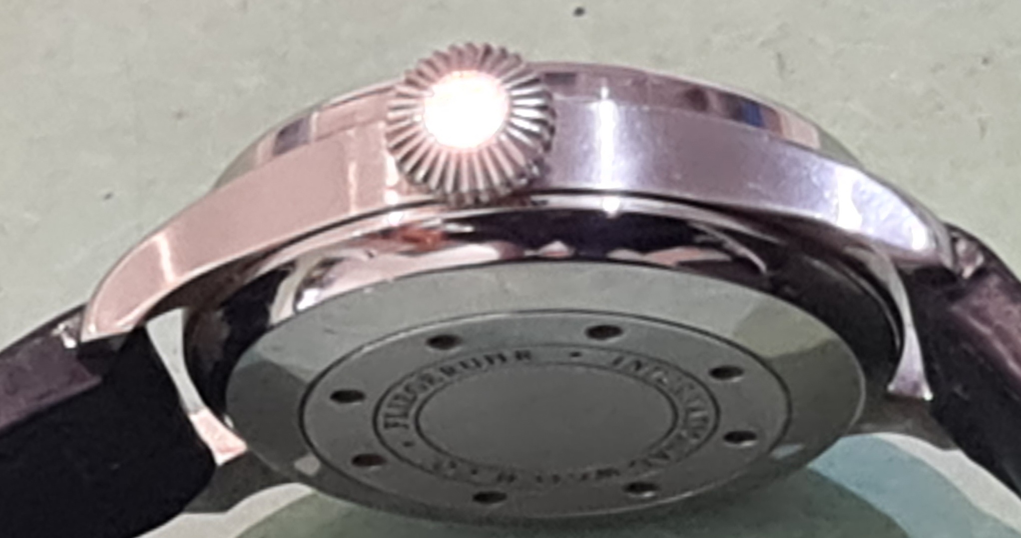 achterkant horloge polijsten