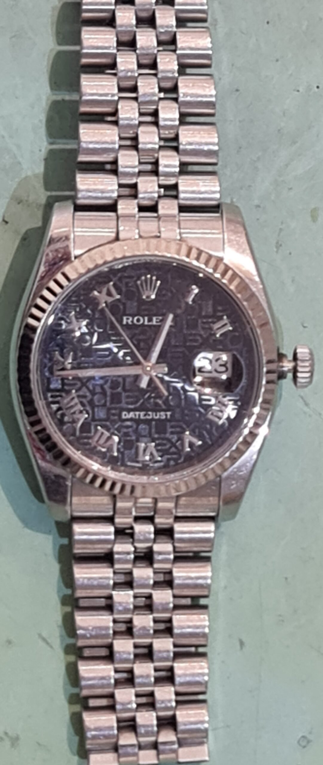 rolex oyster datejust polijsten