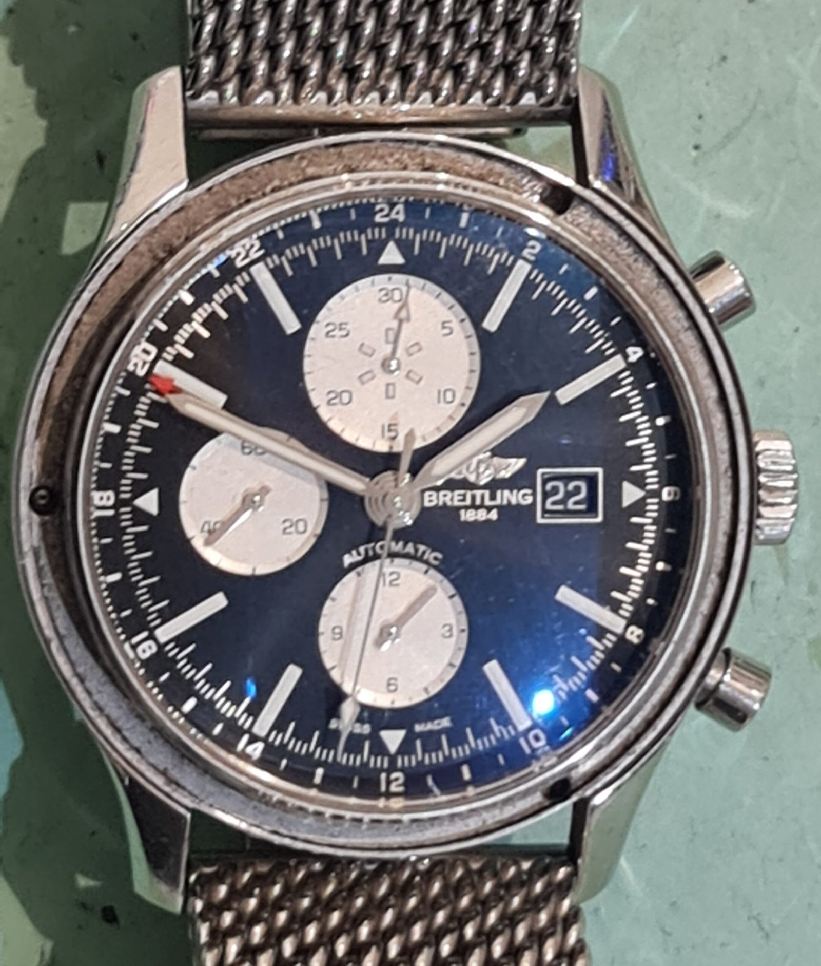 breitling chronoliner reparatie