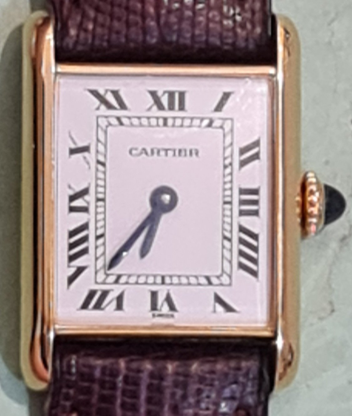 cartier wijzerplaat repareren