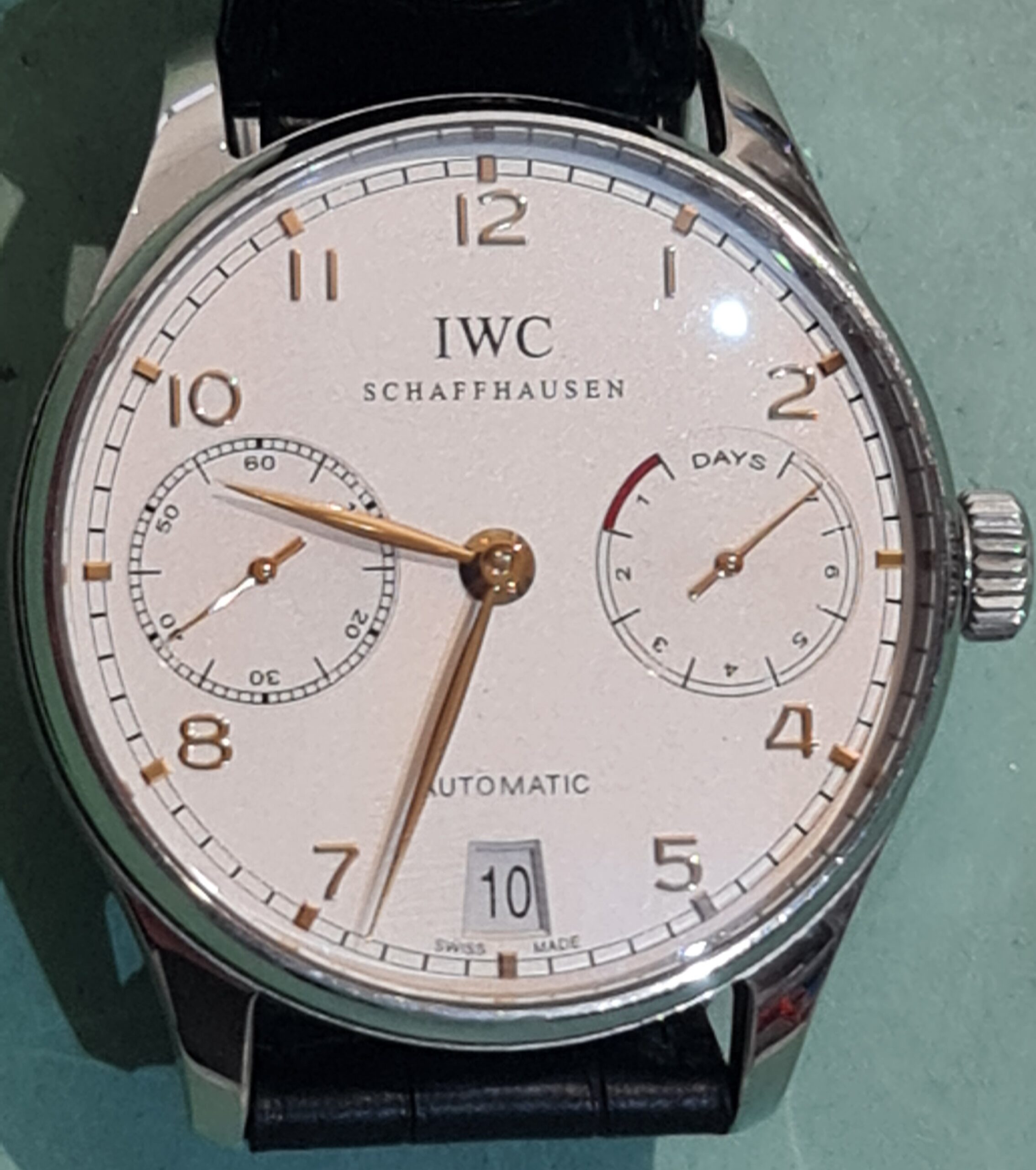 IWC portuguese wijzerplaat vervangen