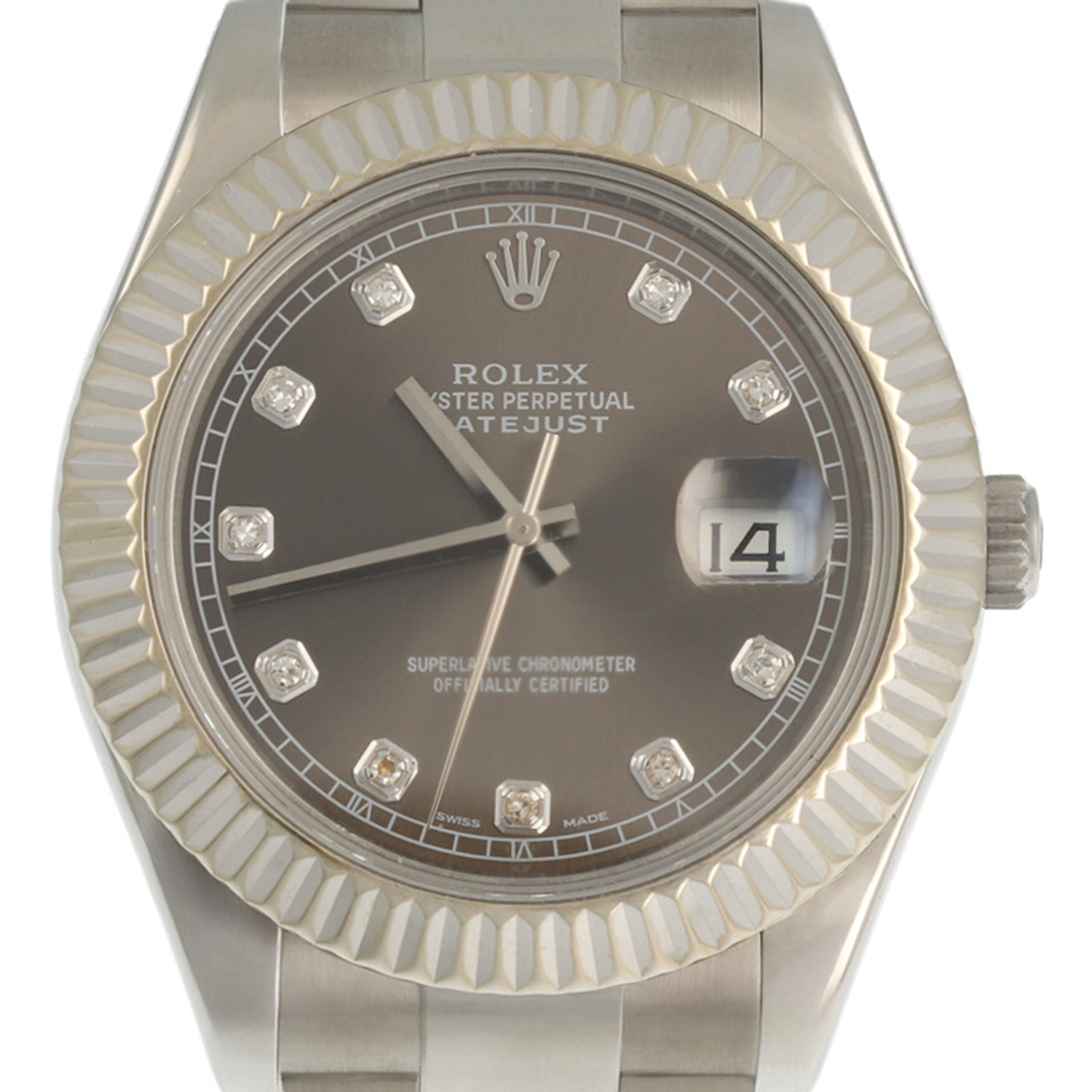 rolex met diamanten polijsten